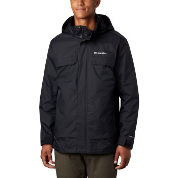 Columbia Muške Jakne - Tryon Trail Shell Big Crne | UPBS-62198